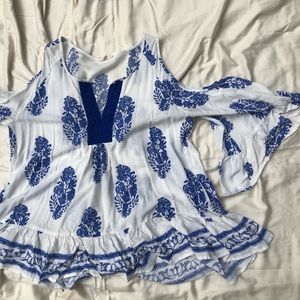 Bell Sleeve Boho Blouse